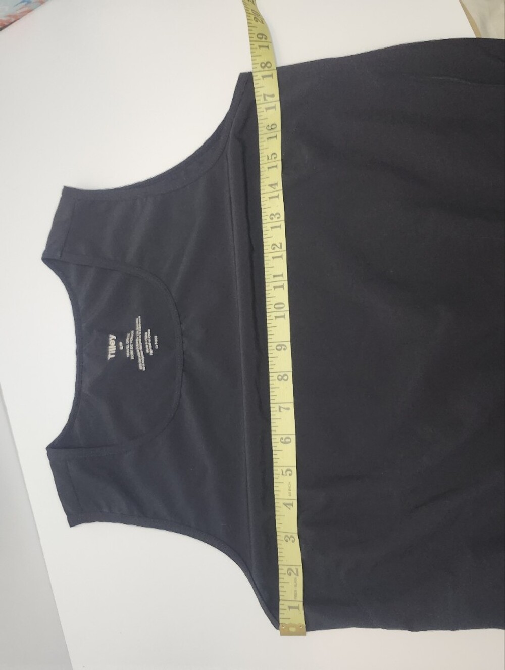 Travel Dress Sleeveless Black High-Low Drawstring Waist - Sz S - Picture 5 of 6